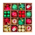 thumbnail image 1 of Juego de 64 Piezas de Adornos Navideños, Adornos para El de Navidad, Artículos para Fiestas, Manualidades, Decoración de Mesa DIY, Brillantes Ad Estilo F, 1 of 9