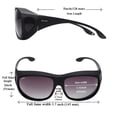 thumbnail image 3 of Gafas de Sol Polarizadas Yodo para Usar Sobre Anteojos Negras, 3 of 8