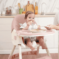 thumbnail image 7 of TUMAJUP 6- in -1 Baby High Chair with 5 -Point Safety Harness-Pink, 7 of 7