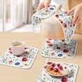 thumbnail image 5 of Pink Colorful Poppy Pot Holders for Kitchen Heatproof Potholder, 5 Pack Spring Pastoral Flowers Leaves Hot Pads Multipurpose Oven Pads Cloth Potholders Trivet for Cooking Baking, 5 of 8