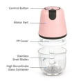 thumbnail image 2 of Mistaha Household Electric Ice Crusher Mini Ice Shaving Machine 0.3L Capacity 2-Level Power Built-in Battery, 2 of 8