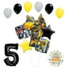 Transformers Mayflower Products Bumblebee 5th Birthday Party Supplies Balloon Bouquet Decorations