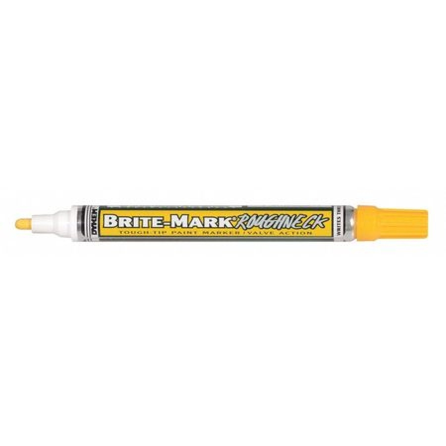 DYKEM 84204 Brite Mark Paint Marker 3/32" Fine Tip, Yellow Walmart