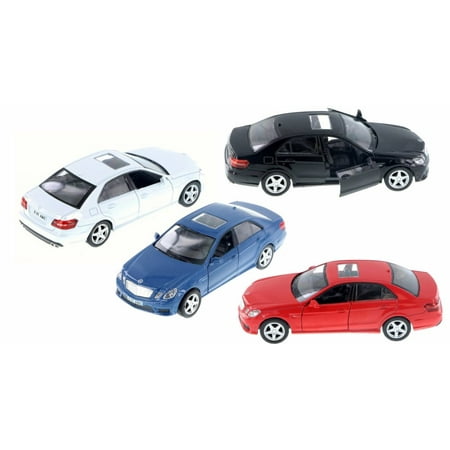 E63 Amg Wagon - Mercedes-Benz E63 AMG w/ Sunroof Bundle - Four 1/32 Scale Diecast Model Cars