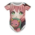 thumbnail image 6 of Anya Forger Spy X Baby Bodysuit Boy Girl Clothes Soft Newborn Infant Outfit Short Sleeve Romper, 6 of 8