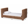 thumbnail image 4 of Pemberly Row Handwoven Seagrass Platform Daybed with Basketweave Design, 4 of 8