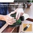 thumbnail image 6 of PRO Detail Sanding Machine, 1.6A Electric Handheld Sanding Machine with Dust Collector, 13000 RPM with 15 Sandpapers, Suitable for Sanding, Polishing, and Paint Removal in Small Spaces of Home Decora, 6 of 10