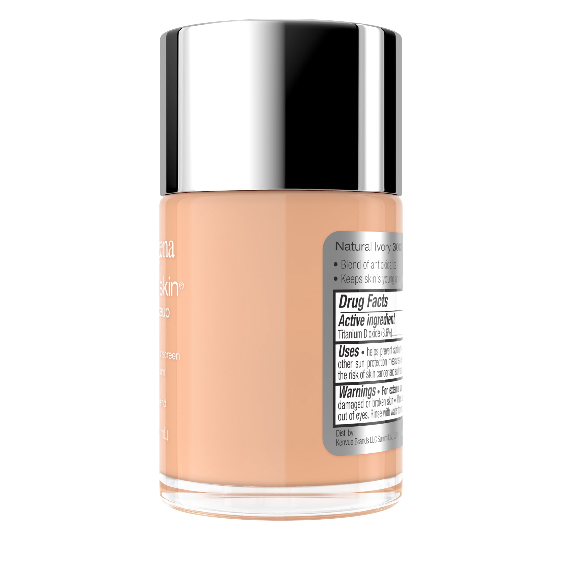 Neutrogena Healthy Skin Liquid Makeup, Natural Ivory 300C, 1 fl. oz