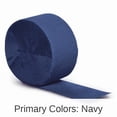thumbnail image 6 of 12/Case Bulk Navy Crepe Streamer 81 ft, 6 of 6