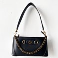 thumbnail image 5 of Bolso de mujer Heqiyon sencillo atractivo elegante versátil a la moda axila al hombro negro, 5 of 5