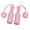 Pink, variant on Cordless Jump Rope with Weighted Balls for Indoor Fitness Training Pink