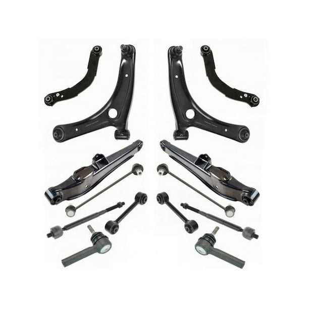 Front and Rear Suspension Kit 14 Piece Compatible with 2007 2017