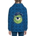 thumbnail image 4 of Monster Inc Girls Boys Graphic Hooded Sweatshirt Sizes 7-20 Pullover Sweatshirt Monster Inc Merch Gifts for Kids Teens, 4 of 7