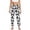 White, variant on Bibifish Womens High Waisted Jogger Pants Cow Print Cross Over Waist Tapered Ladies Home Lounging Casual Bottoms