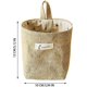 thumbnail image 3 of Cesta de almacenamiento de lino y algodón de 3 piezas, bolsa de almacenamiento colgante, cesta de almacenamiento plegable de lino y algodón con asa, bolsa de almacenamiento de escritorio, bolsa de alm, 3 of 5