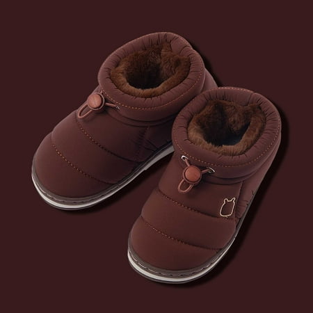 

Leutsin Baby Boys Girls Shoes Infant Toddler Winter Warm Footwear Boots Non Slip Prewalker Children s Home Shoes