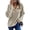 Beige, variant on Shine Up Patchwork Sweatshirts for Women V Neck Long Sleeve Shirts Casual Pullover Tops