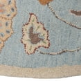 thumbnail image 3 of Rugsotic Carpets Hand Tufted Wool Eco-Friendly Area Rugs - 8'x8', Round, Light Blue, Modern Contemporary Design, High Pile Handmade Anti Skid Rugs for Living Room, Bed Room (K00660), 3 of 6
