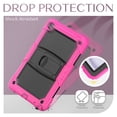 thumbnail image 7 of FJLBDE Case for Samsung Galaxy Tab A11+/A11 Plus 11 inch 2025, Rugged Shockproof Tablet Cases Cover with Kickstand Shoulder Strap, Rose, 7 of 7