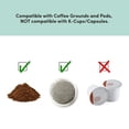 thumbnail image 4 of Elite Gourmet EHC117M Cafetera compacta personal de una sola porción incluye 14 oz. Taza Térmica de Viaje con Interior de Acero Inoxidable, Compatible con Posos de Café, Filtro Reutilizable, Menta, 4 of 5