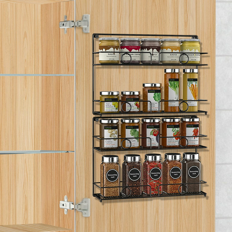Kitchen Wooden Spice Rack Set of 2