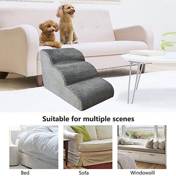 EGNMCR Stairs Ladder Pet Stairs Step Sofa Bed Ladder Dog Access Steps Bed Pets Step Sofa