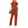 thumbnail image 3 of 2pcs/women's surgical gown set modern version top and drawstring waist pants scrub uniform set, 3 of 10
