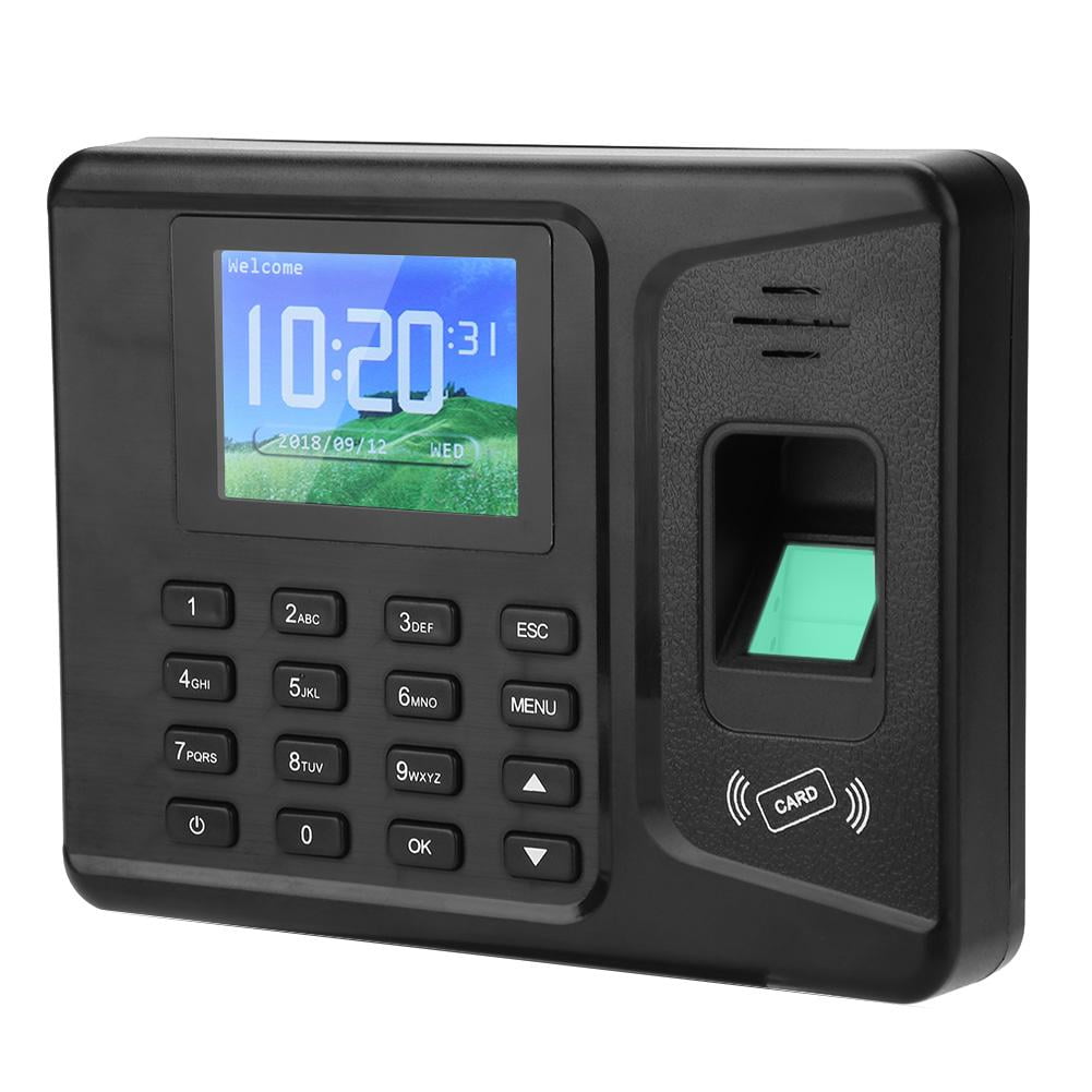 LYUMO 2.8 TFT Fingerprint Recorder Attendance Clock Time Card Machine