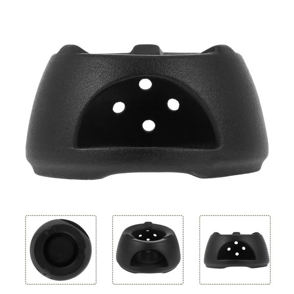 HOMEMAXS  Warm Tea Stove Candle Holder Teapot with Warmer Heater Black
