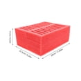 thumbnail image 2 of LOLIPPYY Rectangular Phone Cabinet Cell Phone Storage Box Foam Red 1Pack For Home Use, 2 of 8