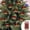 Multicolor, variant on QAZbgdl 12Pcs Christmas Bows for Gift Wrapping Tree Decorations Holiday Party Supplies Pre-Tied Fray-Proof Plastic Bows with Gold Printed Patterns for Wreaths Backdrops Festive Home Decor