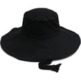 thumbnail image 4 of CoCopeaunts Wide Brim Bucket Hat Women Sun Cap Casual Sport Hiking Fishing Basin Hat Summer Spring Fisherman Hat with Chin Strap, 4 of 8
