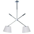 thumbnail image 1 of 33 in. Hotel LED 2 Light Pendant - Polished Chrome, 1 of 1