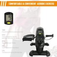 thumbnail image 3 of Under Desk Mini Exercise Bike with LCD Display - Pedal Exerciser for Seniors, Arm/Leg Workout, 3 of 5
