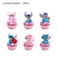 thumbnail image 1 of Pink Stix Theme Birthday Party Supplies, Tableware Paper Tray Paper Cup Tablecloth Decorative Suit, 1 of 1