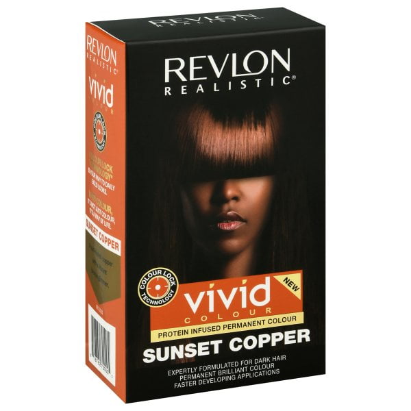 Revlon Realistic Vivid Colour Protein Infused Permanent Colour Sunset Copper