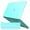 Turquoise, variant on IBENZER Compatible with 2024 2023 MacBook Pro 13 Inch Case 2022-2016 M2/M1 A2338 A2289 A2251 A2159 A1989 A1706 A1708, HardShell Case&Keyboard Cover&Type C for Mac Pro 13, Crystal Clear, W-T13-CYCL+1TC