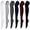 6 Pairs- Black- Red- Navy- Light Gray- Gray- White, variant on 6 Pairs High Thigh Socks Striped Over Knee Thin Tights Long Stocking for Women Leg Warmer