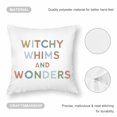 Witchy Whims and Wonders Ribbon Halloween Costume pillows case 18x18