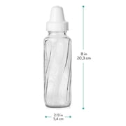 Evenflo Feeding Classic Glass Twist Bottles, 8 Ounce (Pack of 6)