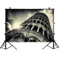 thumbnail image 1 of EREHome 7x5ft Leaning Tower of Pisa Polyester Photography Backdrop For Studio Prop Photo Background, 1 of 3