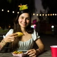 thumbnail image 5 of Nicky Bigs Novelties Mini Taco Headband - Lightweight Festive Food Headband - Unisex Adult Cosplay Holiday Costume Accessory, Multi-color, One Size, 5 of 9