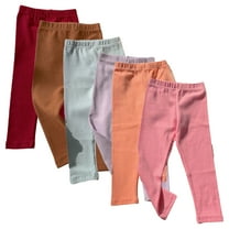 Esaierr Boys Girls Leggings for Toddler Kids 6M-10Y Spring Autumn Bottoms Cotton Pants Trousers Newborn Long Pants Leggings Toddler Comfortable Underpants Cotton Pants Trousers