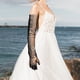 thumbnail image 4 of unbranded 1Par Largos De Tul Negro Elegantes Para Fiesta Y Eventos, 4 of 8