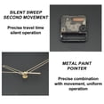 thumbnail image 3 of Reloj de pared de arte de moda nórdica: reloj de pared creativo simple, 3 of 6