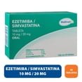 thumbnail image 1 of Ezetimiba/Simvastatina Medimart 10 mg/20 mg, 28 tabletas, 1 of 4