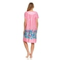 thumbnail image 4 of Lati Fashion Women Nightgown Sleepwear Female Sleep Dress Nightshirt Pink 1X, 4 of 4