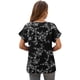 thumbnail image 4 of Blusa elegante tipo túnica con cuello en V para mujer, top de gasa, 4 of 6