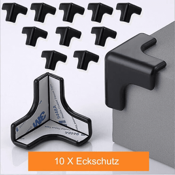 Silicone Protective Corner Guards Anti-Impact Table Corner Covers 3D T-Shaped Right-Angle Design