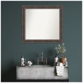 thumbnail image 3 of Amanti Art Custom Wall and Bathroom Mirror (32.5 x 35.5 in.), Rustic Pine Brown Frame, 3 of 7